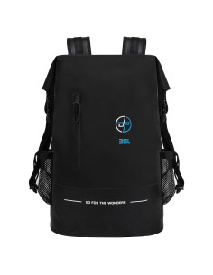 Mochila Impermeable UPWELL 30L Negra para Viajes y Camping
