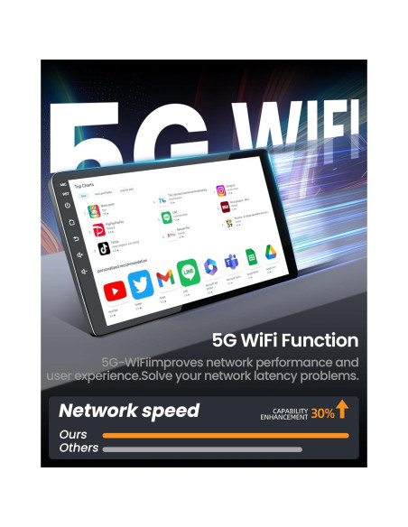 Radio Estéreo para Coche Fortdows 10.1" Android 12 Nissan Altima 2013-2015