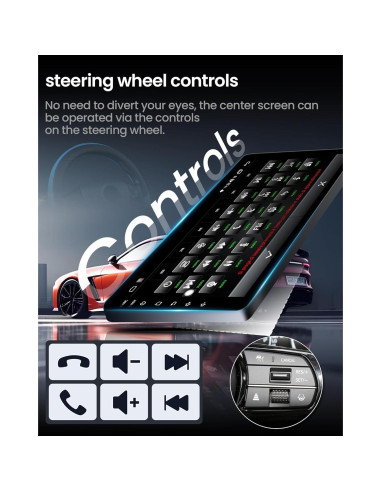 Radio Estéreo para Coche Fortdows 10.1" Android 12 Nissan Altima 2013-2015