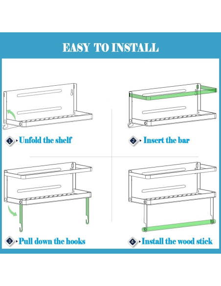 Soporte Magnético para Toallas de Papel Hoopoton - Negro