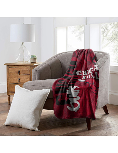 Manta Polar Unisex NBA Chicago Bulls 127x152 cm