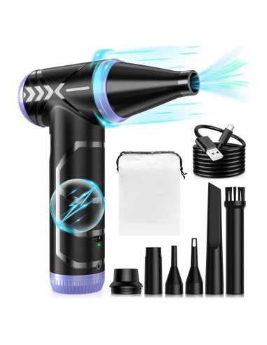 Soplador de Aire Comprimido Eléctrico Hotfien 150000RPM Púrpura