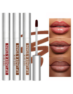 Set de Tatuaje de Tinte para Labios Peel Off Petansy - 3 Colores