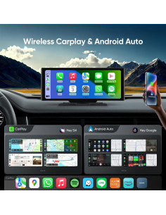 Estéreo de Coche GTRUI D96 9.26" Inalámbrico CarPlay y Android Auto 2
