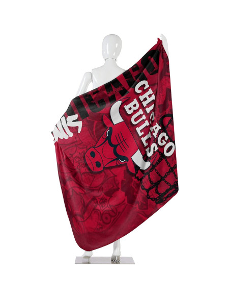Manta Polar Unisex NBA Chicago Bulls 127x152 cm