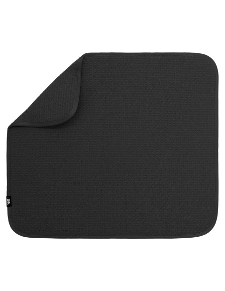 Alfombrilla Secar Platos S&T INC. Microfibra 40.6x45.7cm Negra