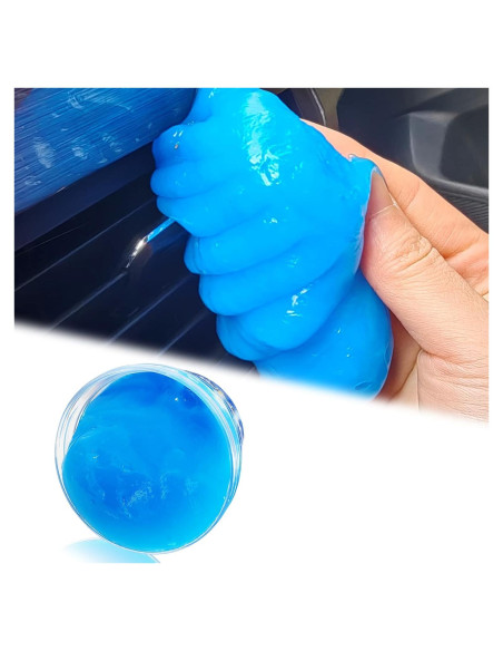 Kit de Limpieza de Autos KEVWR - Gel Reutilizable Azul 181g