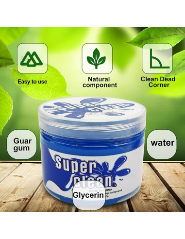 Kit de Limpieza de Autos KEVWR - Gel Reutilizable Azul 181g