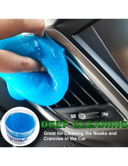 Kit de Limpieza de Autos KEVWR - Gel Reutilizable Azul 181g