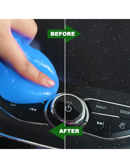 Kit de Limpieza de Autos KEVWR - Gel Reutilizable Azul 181g