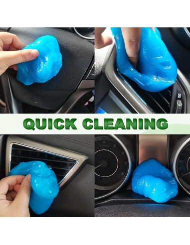 Kit de Limpieza de Autos KEVWR - Gel Reutilizable Azul 181g