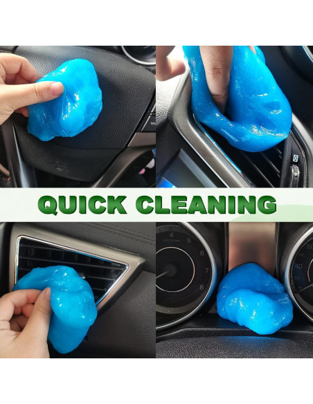 Kit de Limpieza de Autos KEVWR - Gel Reutilizable Azul 181g