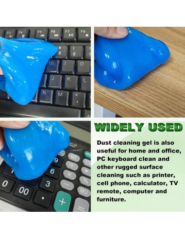 Kit de Limpieza de Autos KEVWR - Gel Reutilizable Azul 181g