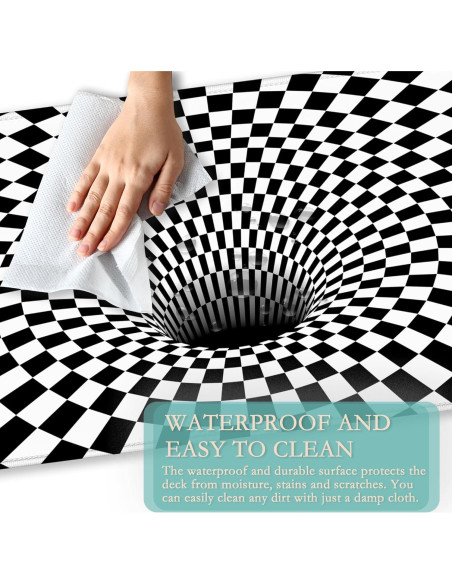 Alfombrilla de Escritorio TUBAMQ Geométrica 80x40cm Antideslizante