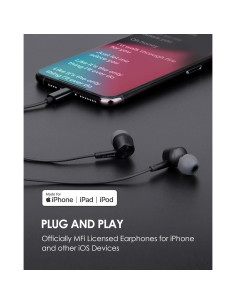 Auriculares PALOVUE SweetFlow Lightning para iPhone - Negro 2