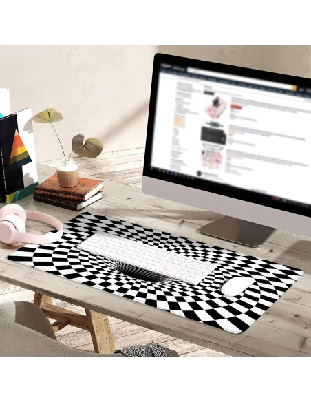 Alfombrilla de Escritorio TUBAMQ Geométrica 80x40cm Antideslizante