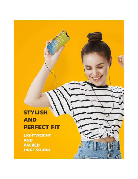 Auriculares PALOVUE SweetFlow Lightning para iPhone - Negro