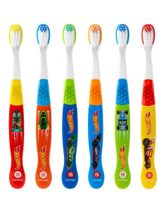 Pack de 6 cepillos de dientes Hot Wheels Brush Buddies 2