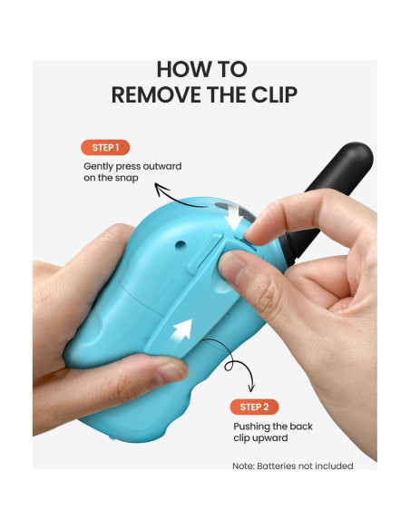 Walkie Talkies para Niños FOREDOM 2 Paquete Azul 22 Canales