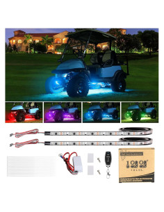 Kit de luces LED Underglow 10L0L para carrito de golf 2 PCS