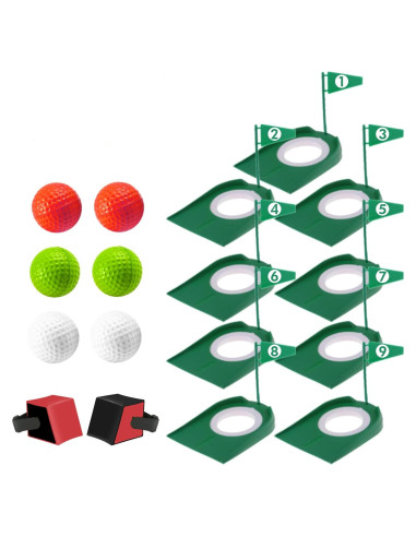 Set de 9 Tazas de Putt Shu-Ran con Entrenador de Muñeca