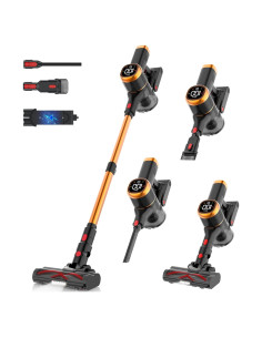 Aspiradora Inalámbrica Tikom V500 450W 40Kpa Pantalla Táctil