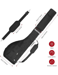 Bolsa de Golf Plegable Número Uno para 8-10 Palos, Negro 2
