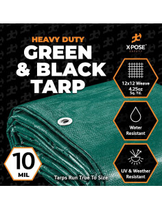 Lona de Polietileno 1.52x2.13m Xpose Safety Impermeable 2