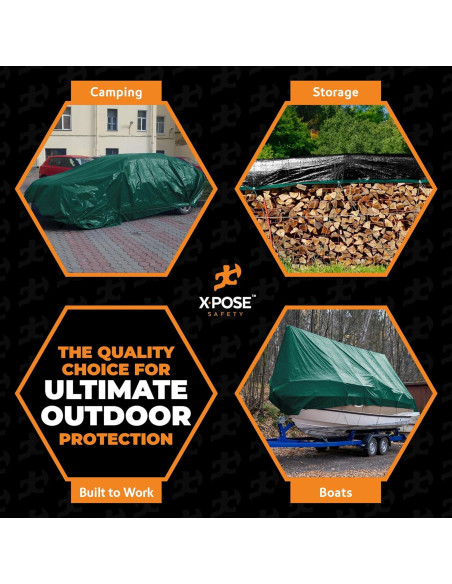 Lona de Polietileno 1.52x2.13m Xpose Safety Impermeable