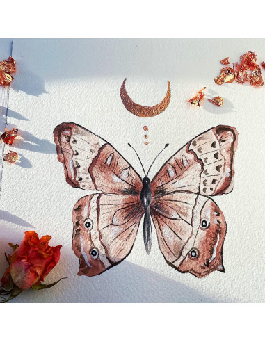 Set de Copos de Oro KINNO 30g para Manualidades y Arte