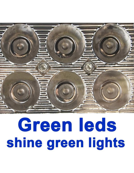 Barra de Luz LED Azul 18W AUXMOTEC 2 Pcs Impermeable 12V