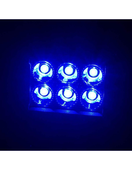 Barra de Luz LED Azul 18W AUXMOTEC 2 Pcs Impermeable 12V