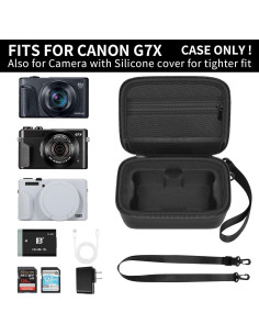 Funda para Cámara Digital Canon PowerShot G7X/SX740 - Negro 2