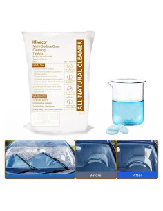 100 Tabletas Limpiaparabrisas Kliveco - 4.16 Litros Cada Una