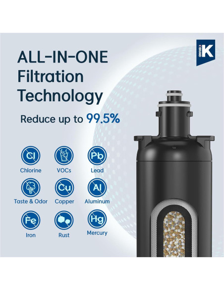 Filtro de Agua Pureal PPF-1000 de 10" - Carbono, NSF 42&372