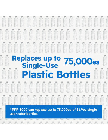 Filtro de Agua Pureal PPF-1000 de 10" - Carbono, NSF 42&372