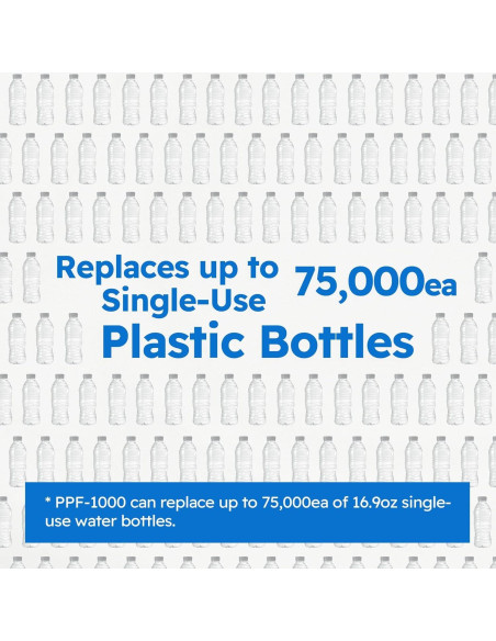 Filtro de Agua Pureal PPF-1000 de 10" - Carbono, NSF 42&372