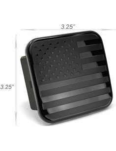 Cubierta de Enchufe de Remolque eVerHITCH 2" Aluminio Negro 2