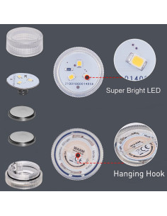 Velas LED Sumergibles Afoosoo - Paquete de 20, 3cm, Blanco Cálido 2