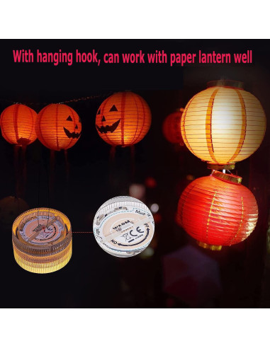 Velas LED Sumergibles Afoosoo - Paquete de 20, 3cm, Blanco Cálido