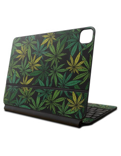 Funda Vinilo Protector MightySkins para Apple Magic Keyboard 11" M2 2024 - Cultura del Cannabis