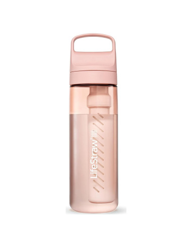 Botella de Filtro LifeStraw Go 650 ml Rosa Libre BPA
