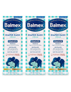 Crema para Dermatitis del Pañal Balmex 3 Paquetes 113.4g