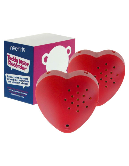 Módulo Grabador de Voz Inventiv 30 Segundos - 2 Pack Rojo