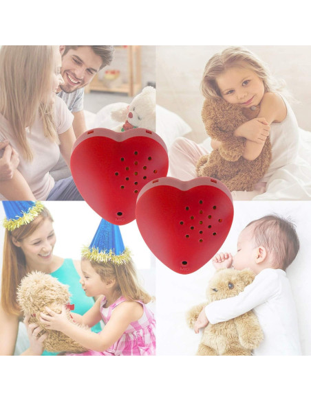 Módulo Grabador de Voz Inventiv 30 Segundos - 2 Pack Rojo