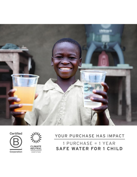 Botella de Filtro LifeStraw Go 650 ml Rosa Libre BPA