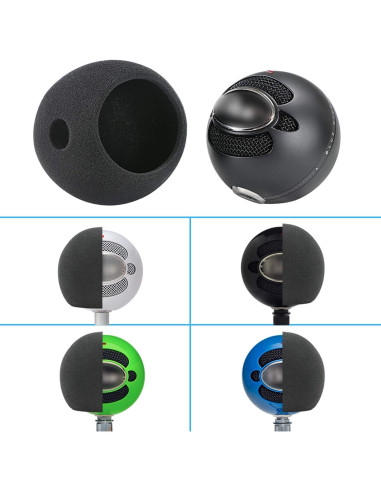 Filtro de espuma para micrófono Blue Snowball - Calidad de sonido