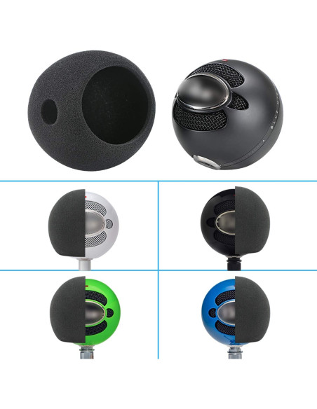 Filtro de espuma para micrófono Blue Snowball - Calidad de sonido