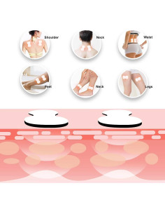 Estimulador Muscular TENS OSITO con 25 Modos y 4 Almohadillas 2