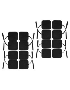 Electrodos iStim 5.08cm x 5.08cm - Gel Japonés 100% - 16 Piezas